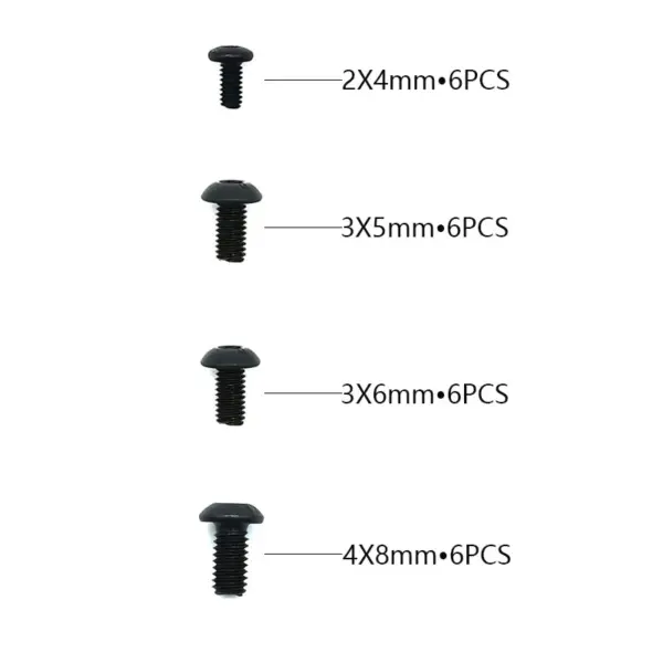 Rlaarlo Cap Head Hex Machine Screw Set - Part Number R10101 – view 2