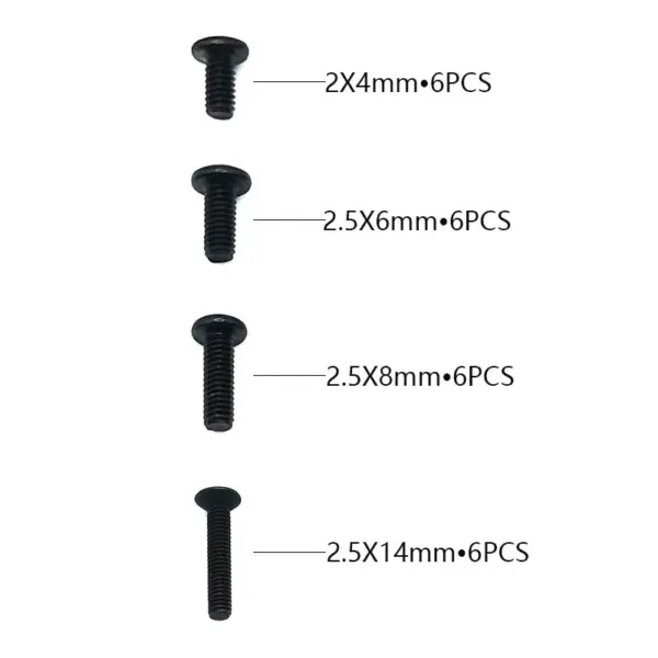 Rlaarlo Button Head Hex Machine Screw Set - Part Number R10102 – view 2