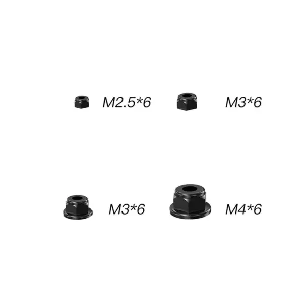Rlaarlo m2.5 M3 and M4 Locking Nuts Set - Part Number R11104 – view 4