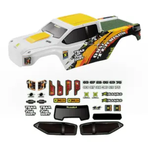 Rlaarlo Omni-Terminator Orange & White Body Shell - Part Number R11165