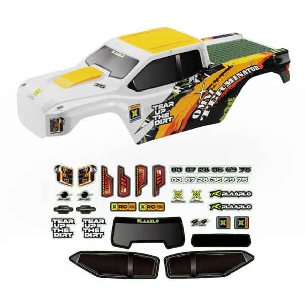 Rlaarlo Omni-Terminator Orange & White Body Shell - Part Number R11165 – view 5