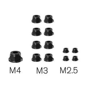 Rlaarlo m2.5 M3 M4 Locking Nuts Set - Part Number R16057