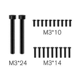 Rlaarlo Replacement Oval Screw Set M3 - Part Number R16060