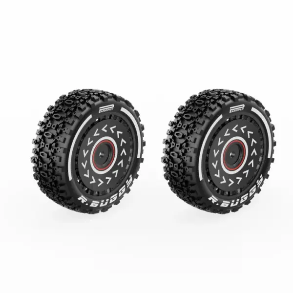 Rlaarlo X12s Blue Front Tyre & Wheel Set (Glued) - Part Number R16109 – view 2