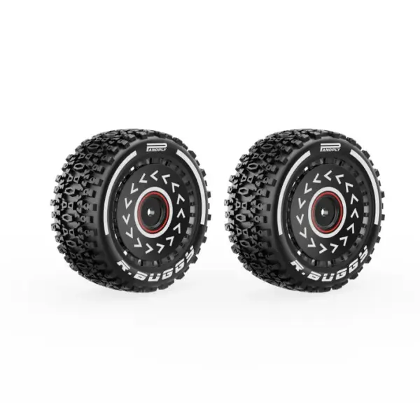 Rlaarlo X12s Blue Rear Tyre & Wheel Set (Glued) - Part Number R16112 – view 2