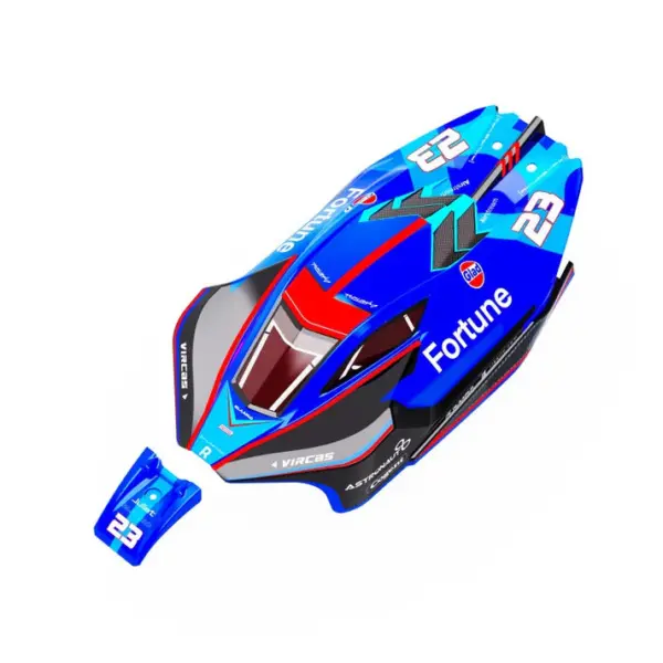 Rlaarlo X12s Blue Pre-Painted Body Shell - Part Number R16117 – view 2
