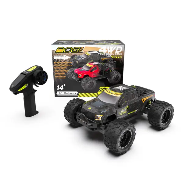 Rlaarlo Rog1 Brushless 1:14 Scale 78kph Mini Truck - Red (2s & 3s Lipo Version) – view 18