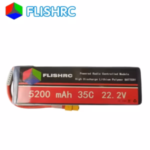 FLISHRC Lipo Battery 5200mAh 6S 22.2V 35C for FL500