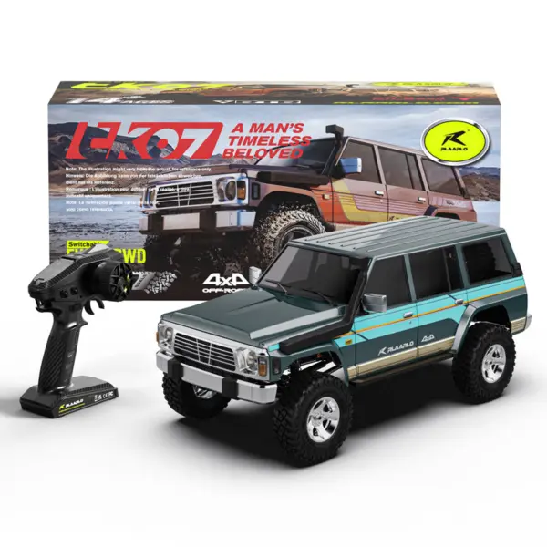 Rlaarlo Tk07 Pro Brushless 1:7 Scale Crawler Truck - Red (2s-4s Lipo Version)