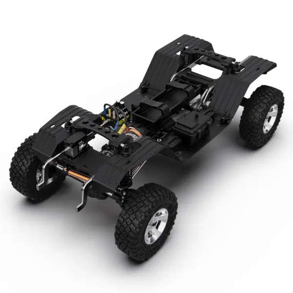 Rlaarlo Tk07 Pro Brushless 1:7 Scale Crawler Truck - Red (2s-4s Lipo Version) – view 7