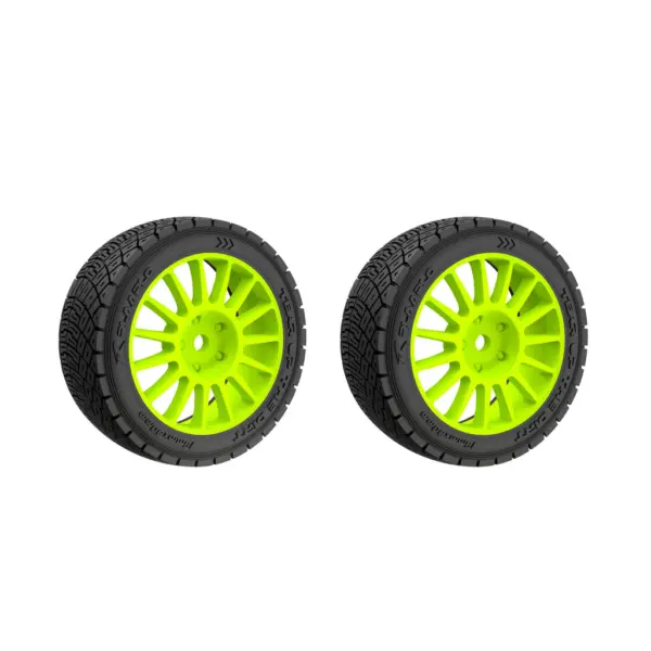 Rlaarlo XTS F10 Replacement Green/Yellow Wheels 2 Pack - Part Number XTS-032 – view 2