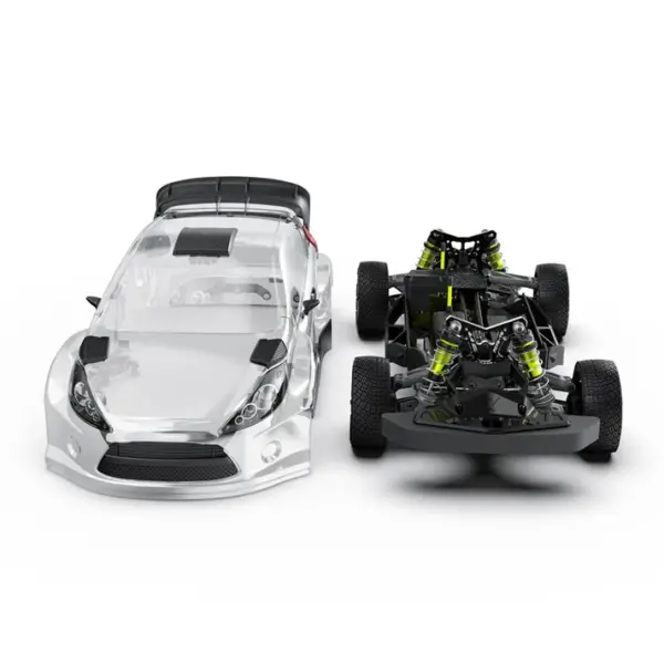 Rlaarlo XTS F10 Carbon 1:10 Scale Rally Car Rolling Chassis - (Clear Shell) – view 2