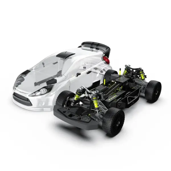 Rlaarlo XTS F10 Carbon 1:10 Scale Rally Car Rolling Chassis - (Clear Shell) – view 8