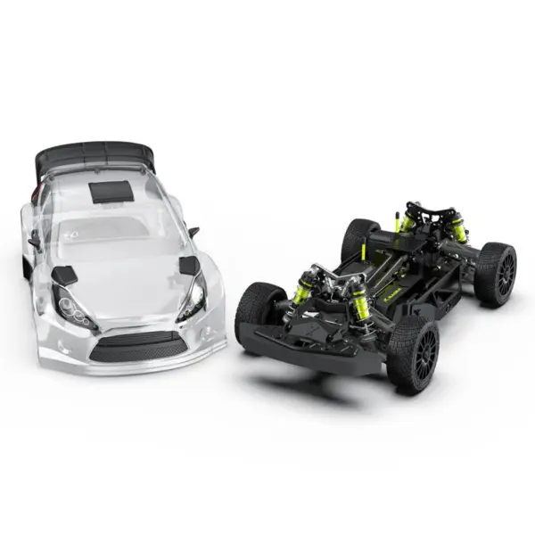 Rlaarlo XTS F10 Carbon 1:10 Scale Rally Car Rolling Chassis - (Clear Shell) – view 9