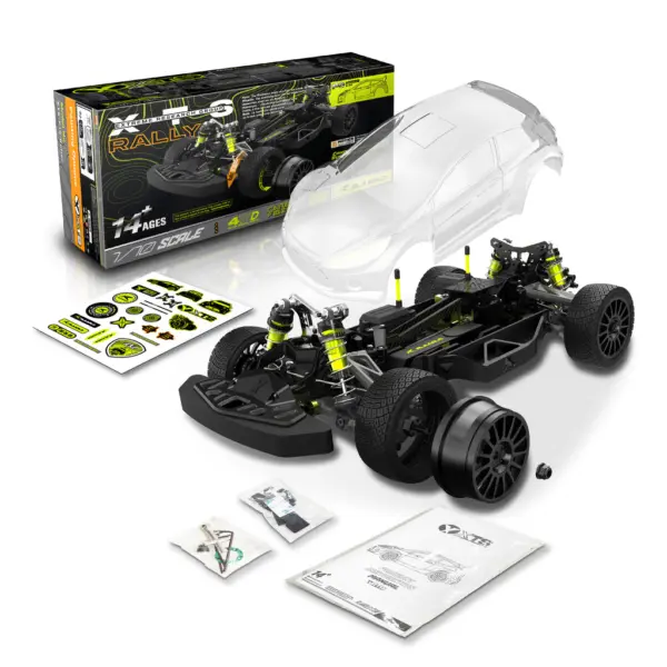 Rlaarlo XTS F10 Carbon 1:10 Scale Rally Car Rolling Chassis - (Clear Shell) – view 10