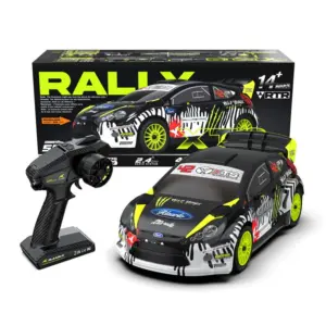 Rlaarlo XTS F10 Carbon Brushless 1:10 Scale Rally Car - Green (3s Lipo Version)