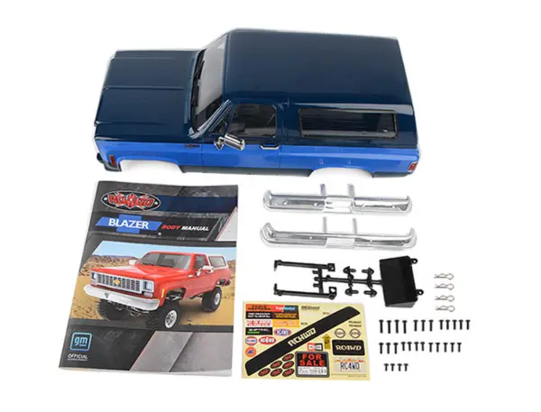 Rc4wd Chevrolet Blazer Hard Body Complete Set (Navy/Blue) – view 8