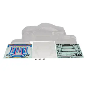 Team Associated Rc10 Rally 4x4 Body Set, Clear