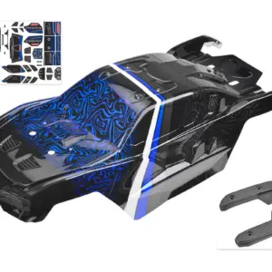 Corally Polycarbonate Body Kagama Le Painted/Cut Blue – view 2