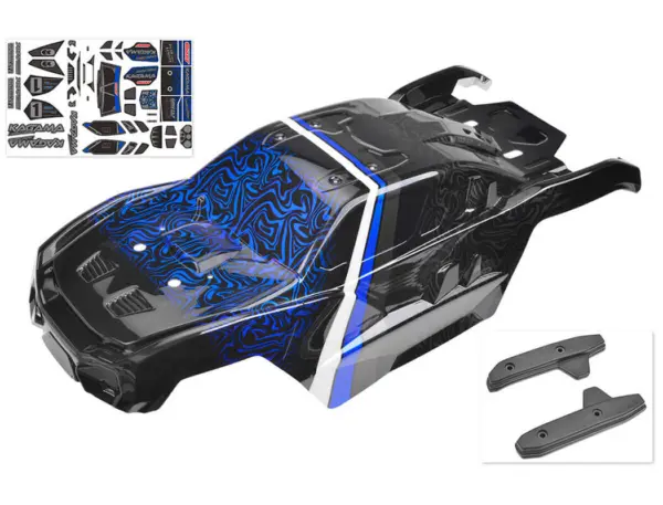Corally Polycarbonate Body Kagama Le Painted/Cut Blue – view 2