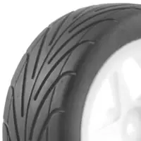 Fastrax 1/10th Mounted Buggy Tyres Lp 'Arrow' Front