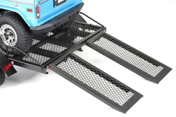 Fastrax Scale Dual Axle Truck Car Trailer W/Ramps & Leds – view 9