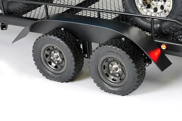 Fastrax Scale Dual Axle Truck Car Trailer W/Ramps & Leds – view 11