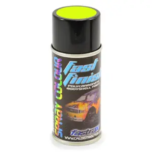 Fastrax Fast Finish Cosmic Glo Yellow Spray Paint 150ml