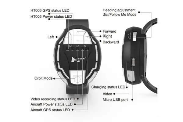 Hubsan GPS Watch Style Controller – view 4