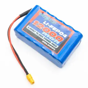 Voltz Lifepo4 2s6p 6.4v 12ah Battery With Xt60 (Fishing People)