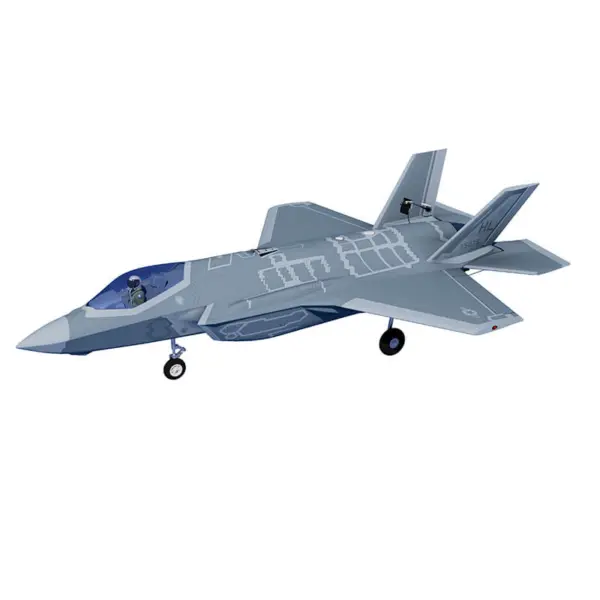 Xfly 70mm Edf F-35 Lightning 750mm With Retract Without Tx/Rx/Battery