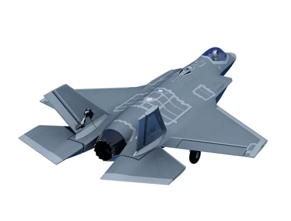 Xfly 70mm Edf F-35 Lightning 750mm With Retract Without Tx/Rx/Battery – view 29