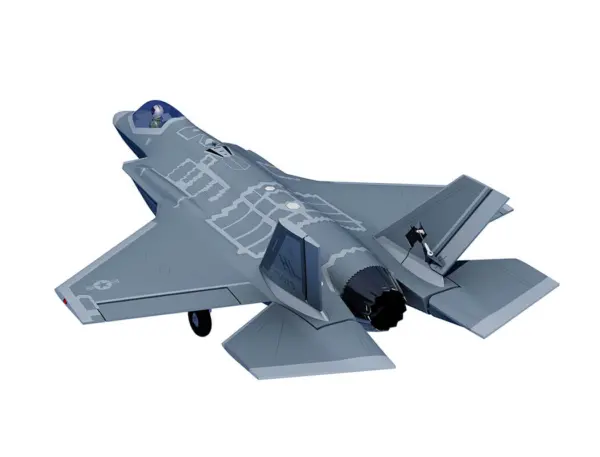Xfly 70mm Edf F-35 Lightning 750mm With Retract Without Tx/Rx/Battery – view 31