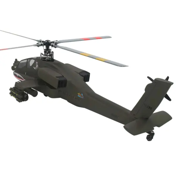 FLISHRC 500 Size AH-64 Apache Scale RC Helicopter – RTR (Ready to Run) – view 5