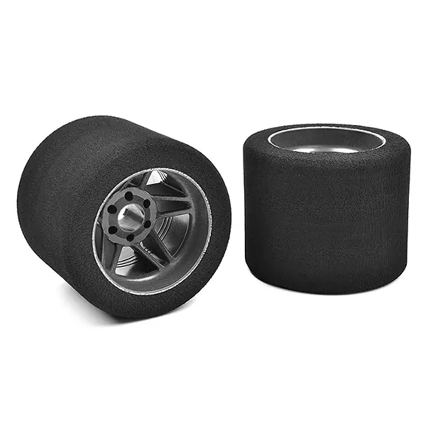 Corally Attack Foam Tyres 1/8 Circuit 32 Shore Rear Carbon R