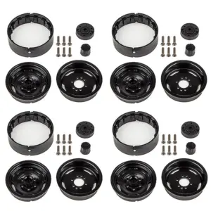 Element Rc Enduro Steelie Wheels 1.9" Black