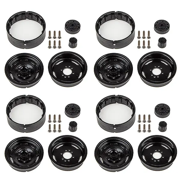 Element Rc Enduro Steelie Wheels 1.9" Black