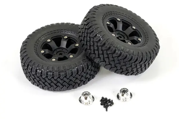 FTX Outback 3 Complete Mounted Wheel & Tyre (Pr) 100mm – view 2
