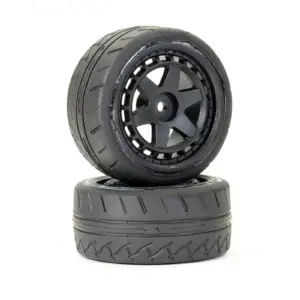 FTX Stinger Rear 32mm Rubber Wheel/Tyres (Pr) – view 2