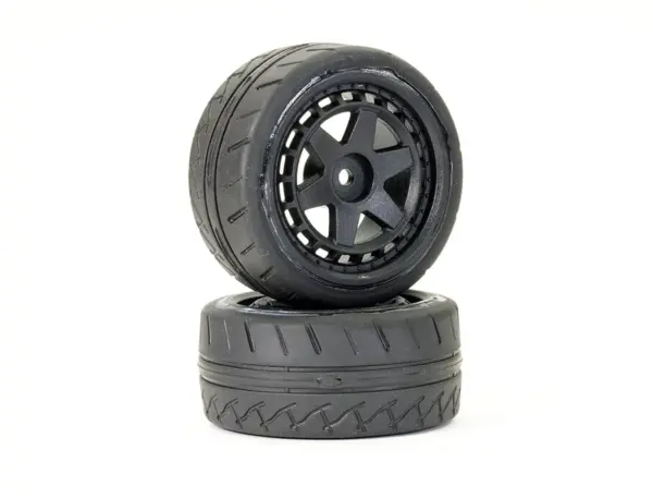 FTX Stinger Rear 32mm Rubber Wheel/Tyres (Pr) – view 2