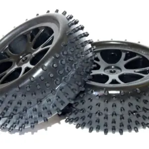 FTX Vantage Front Buggy Tyre Mounted on Wheels (Pr) - Black – view 2