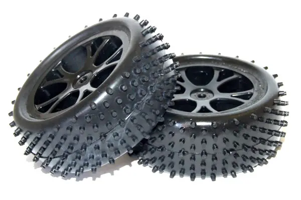 FTX Vantage Front Buggy Tyre Mounted on Wheels (Pr) - Black – view 2