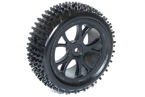 FTX Vantage Front Buggy Tyre Mounted on Wheels (Pr) - Black – view 3
