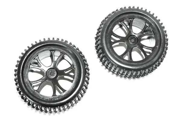 FTX Vantage Front Buggy Tyre Mounted on Wheels (Pr) - Black – view 4