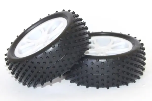 FTX Vantage Front Buggy Tyre Mounted on Wheels (Pr) - White – view 2