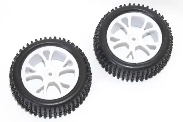 FTX Vantage Front Buggy Tyre Mounted on Wheels (Pr) - White – view 3