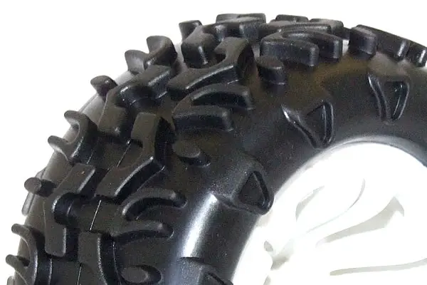 FTX Carnage Mounted Wheel/Tyre Complete Pair - White – view 3