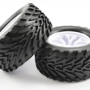 FTX Bugsta Mounted Wheel/Tyre Complete Pair - White – view 2