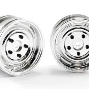 FTX Outback Steel Look Lug Wheel (2) - Chrome – view 2