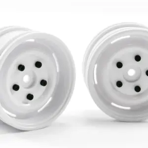 FTX Outback Steel Look Lug Wheel (2) - White – view 2